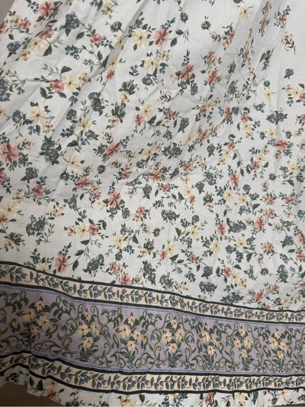 FARM Rio Pale Blue Floral Tie-Shoulder Maxi Dress - Picture 3 of 4